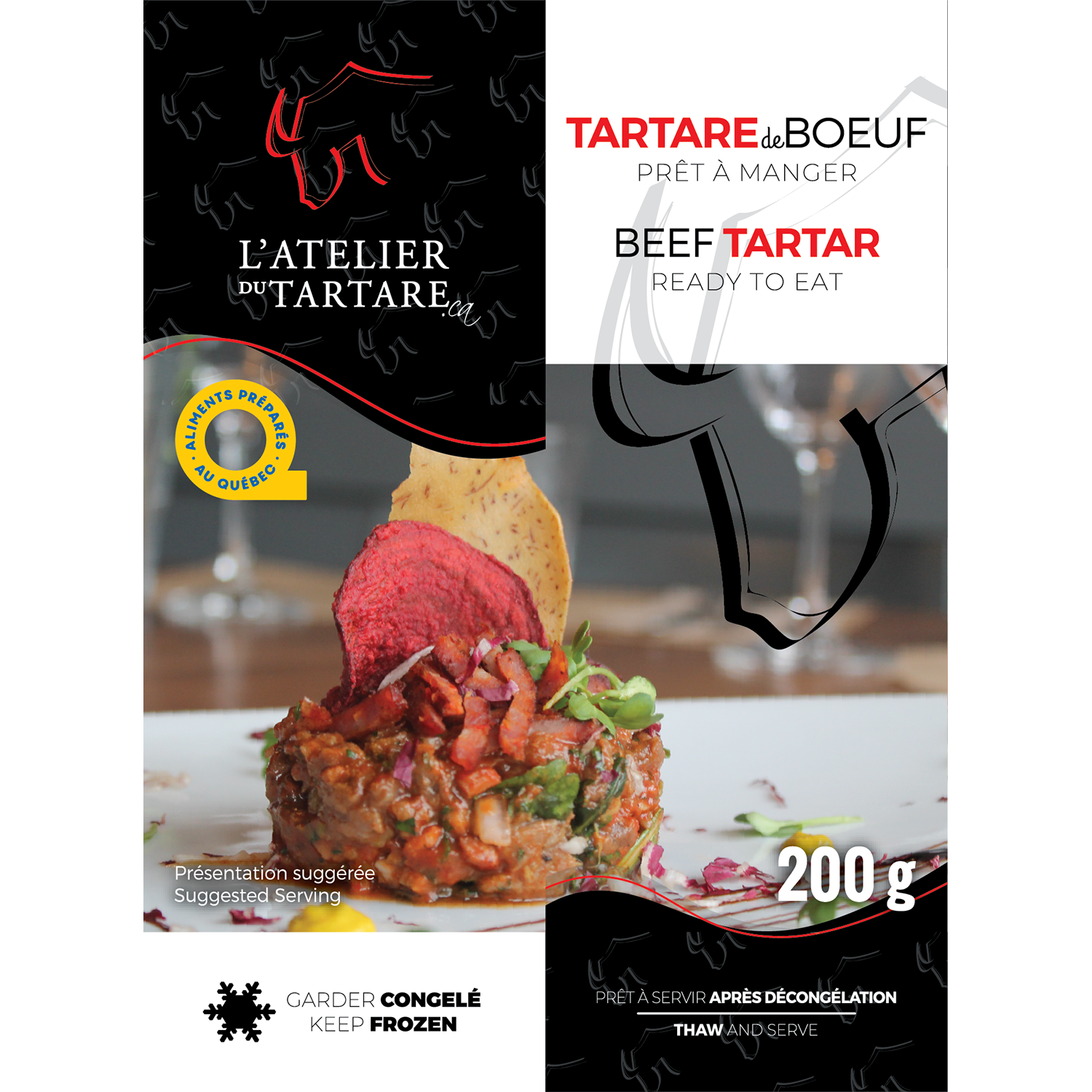 Combo Boeuf Sauce 200 g Avant