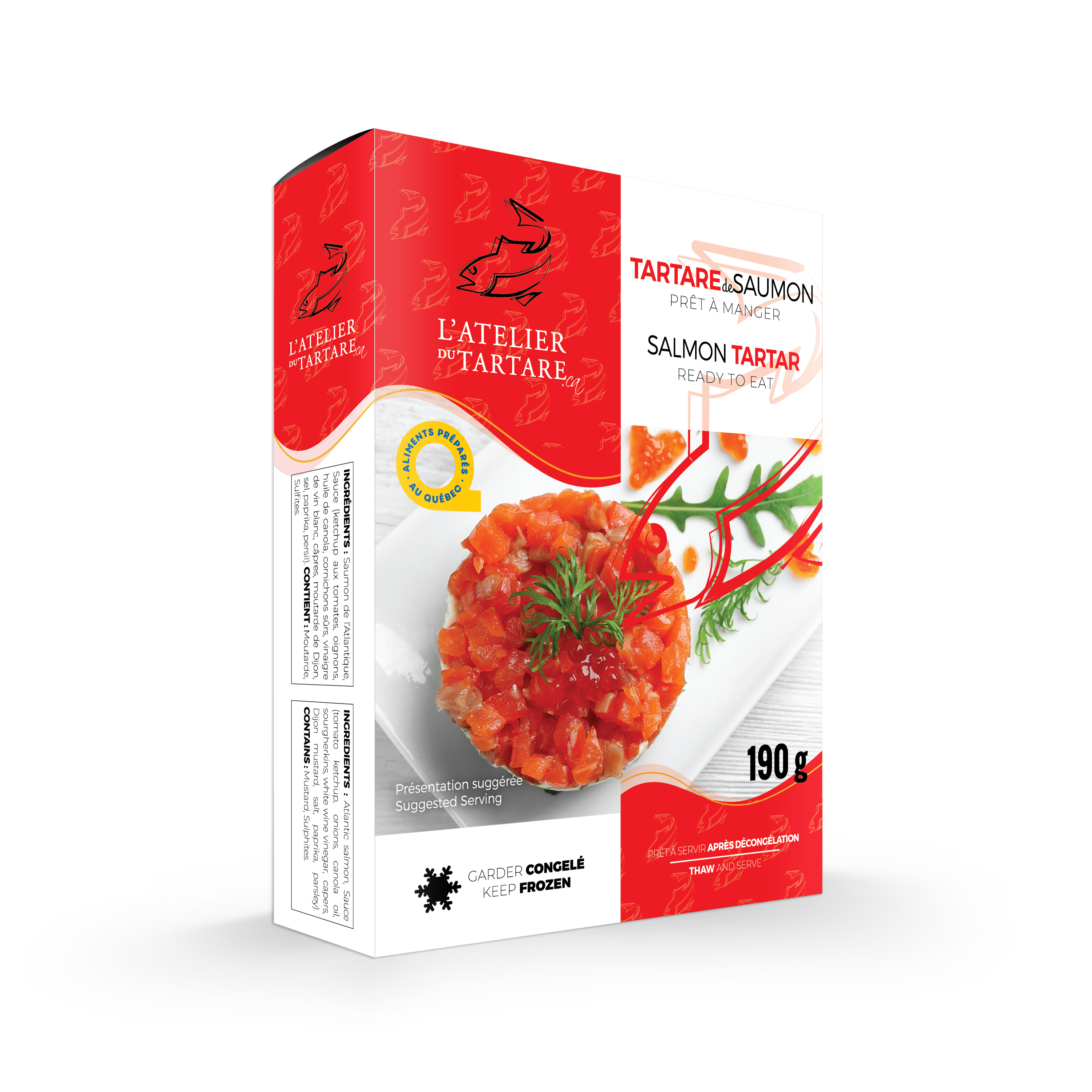 Combo Saumon Sauce 190 g