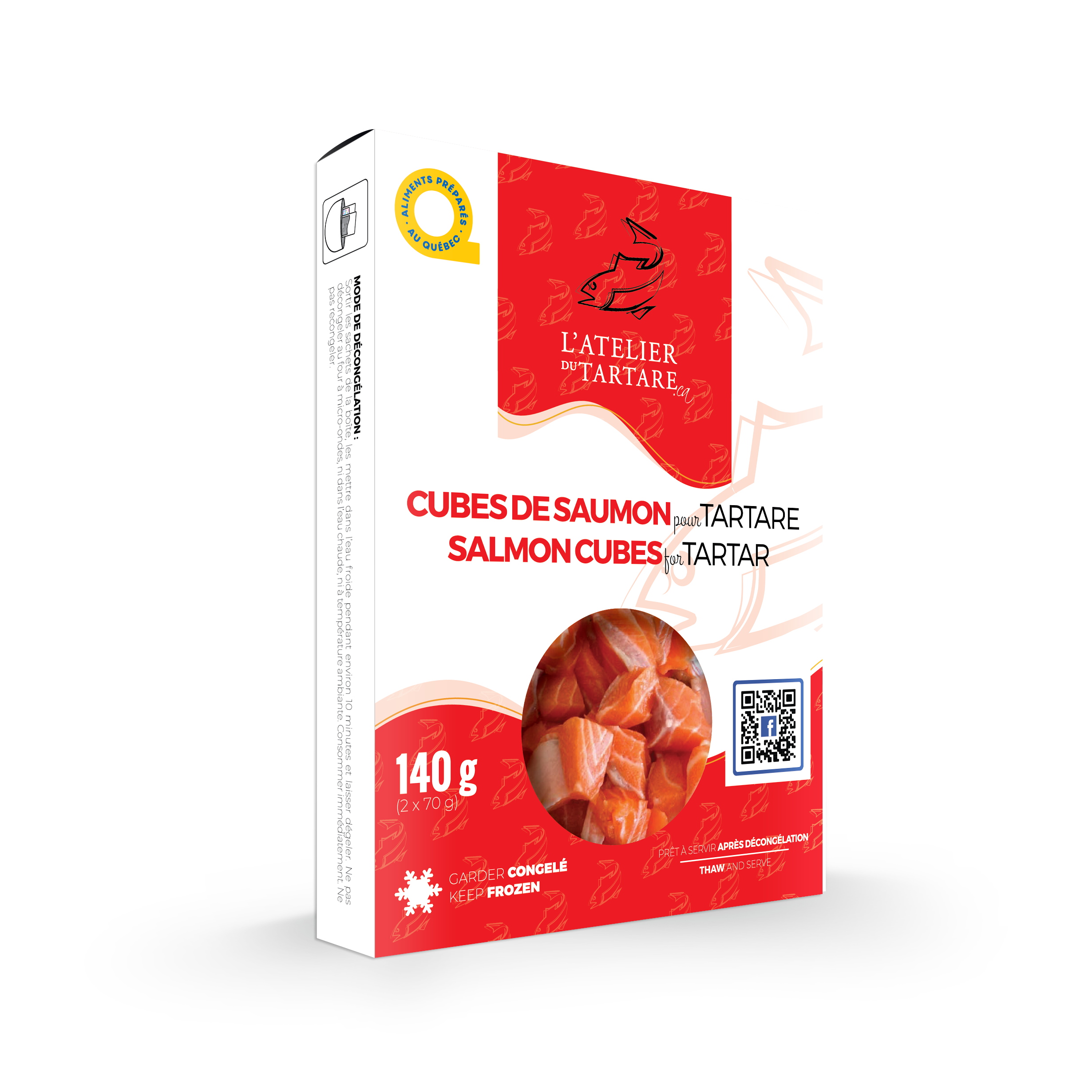 Cubes Saumon 140 g